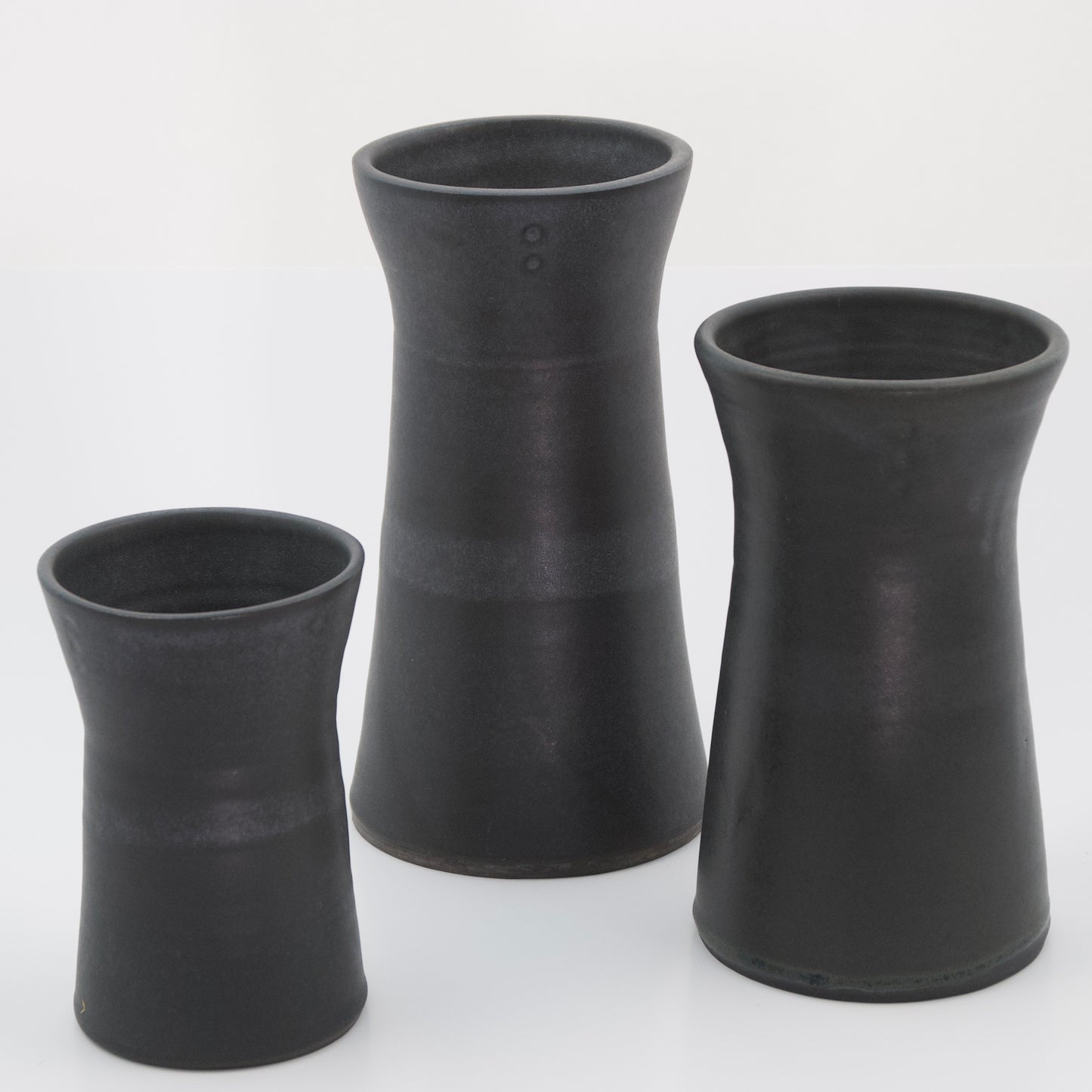 Charcoal Market Vases