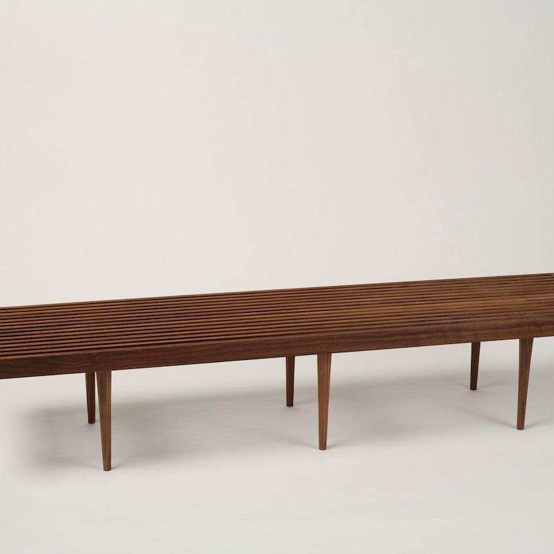 Cherry Slatted Bench