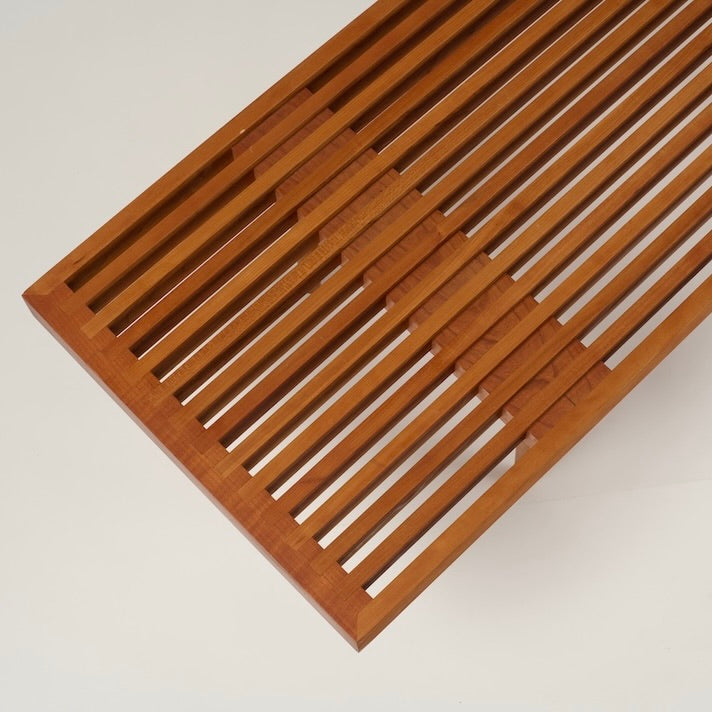 Cherry Slatted Bench