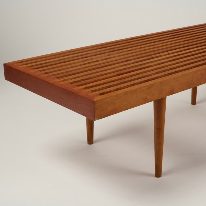 Cherry Slatted Bench