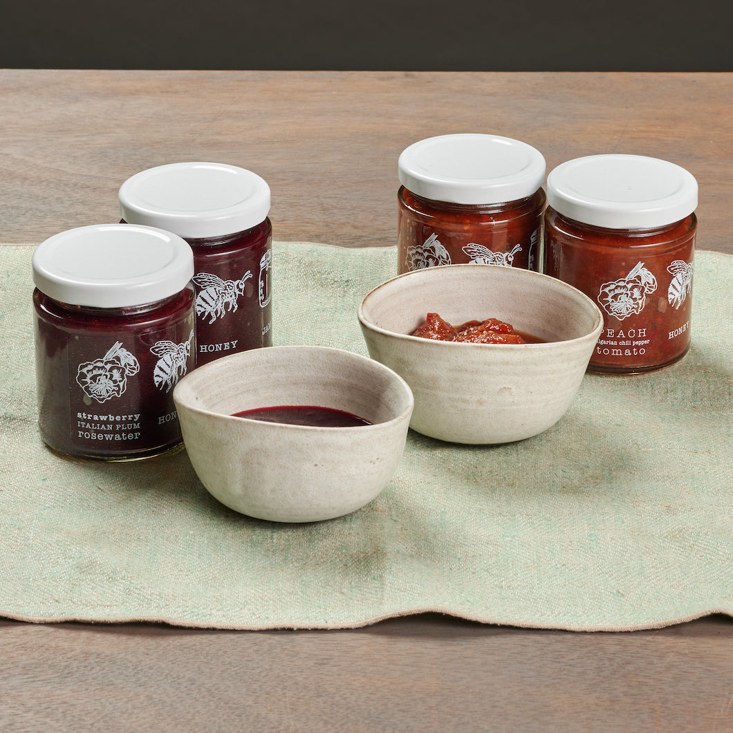 Strawberry Italian Plum Rosewater Jam 6oz.