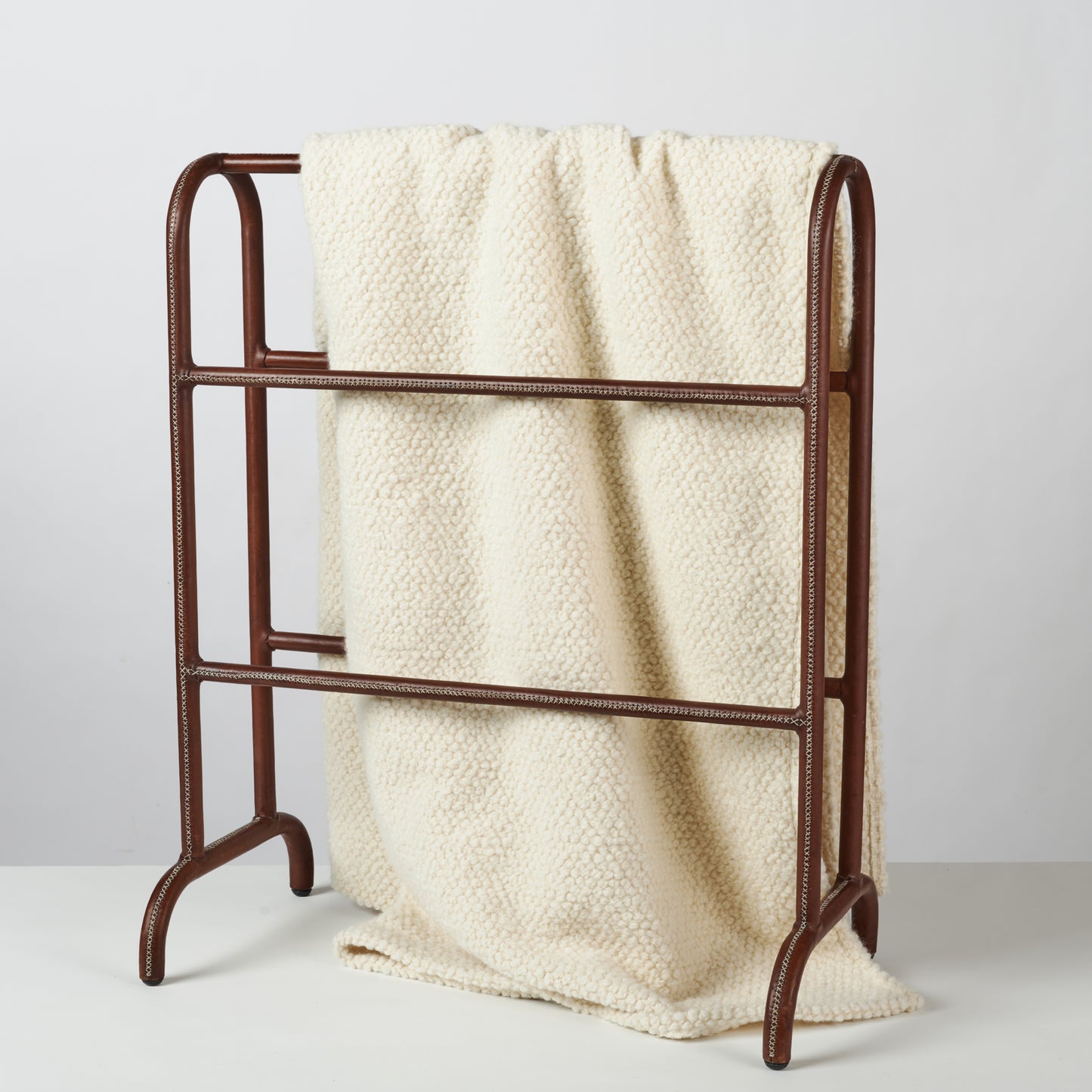 Leather Blanket Holder -- Medium