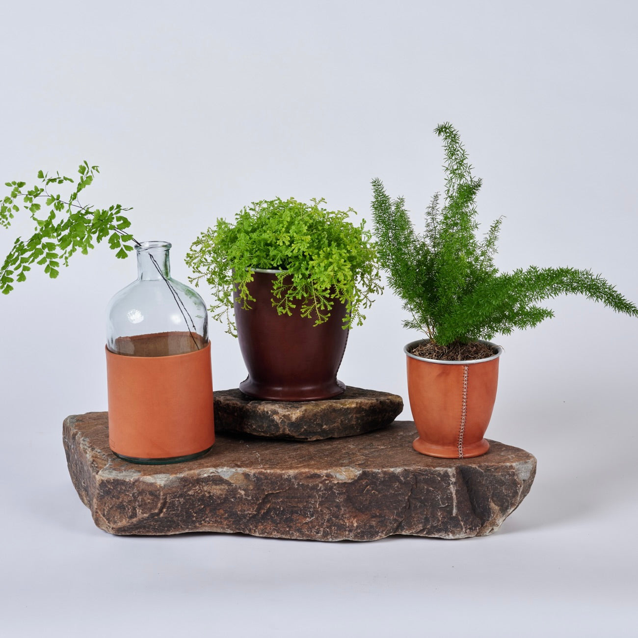 Natural Leather Cloche