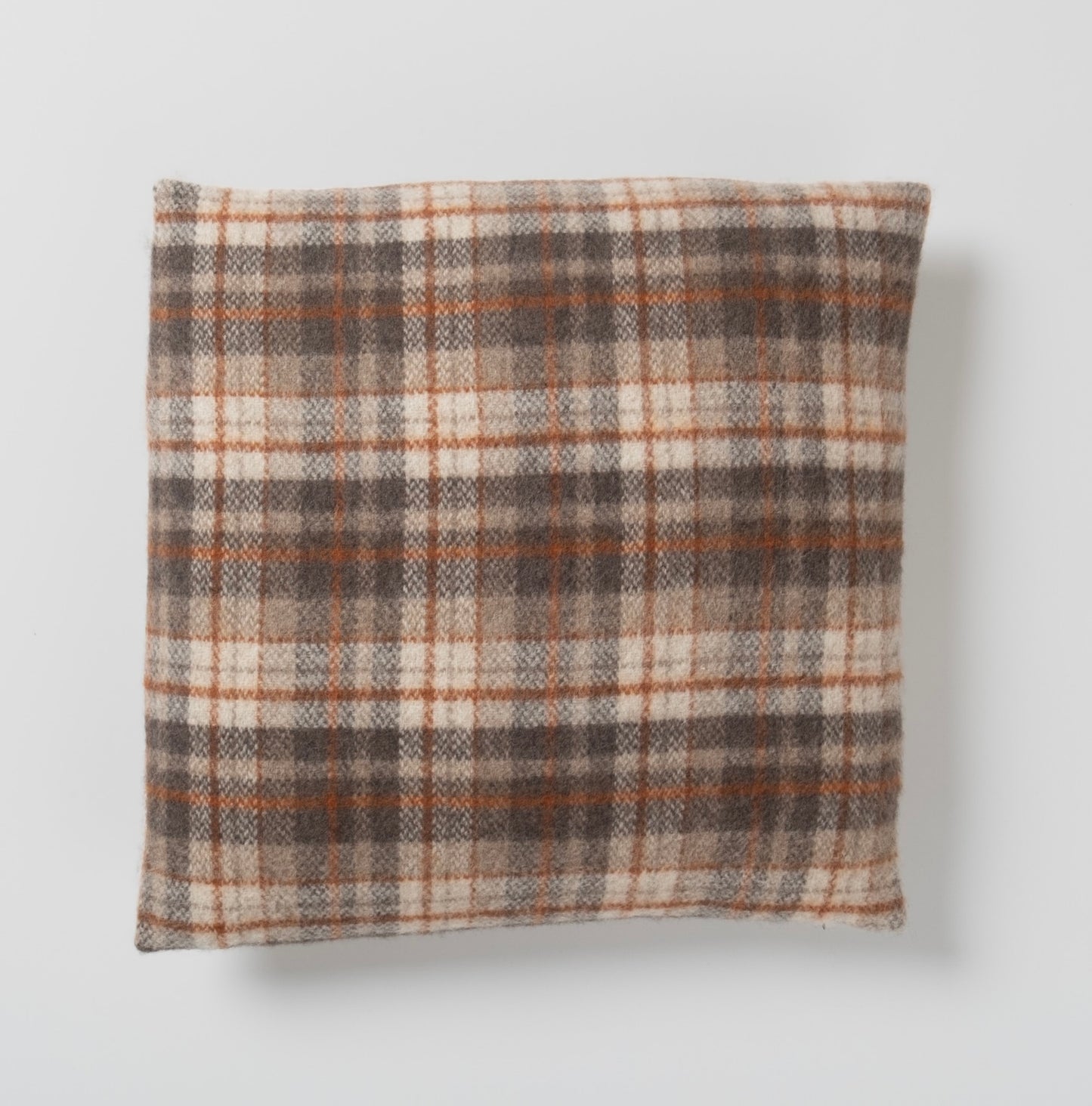 24" x 24" Wool - Fossil Plaid
