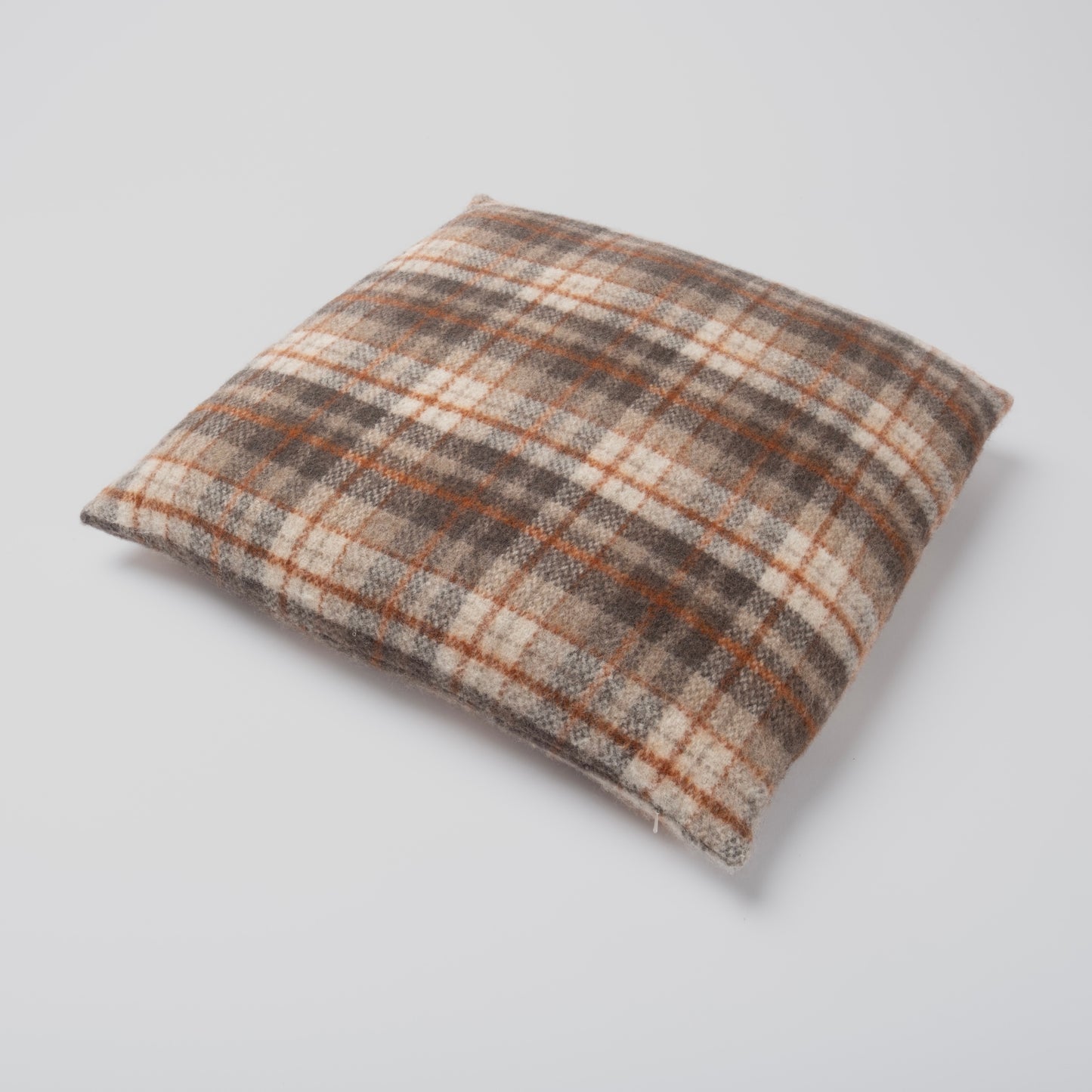 24" x 24" Wool - Fossil Plaid