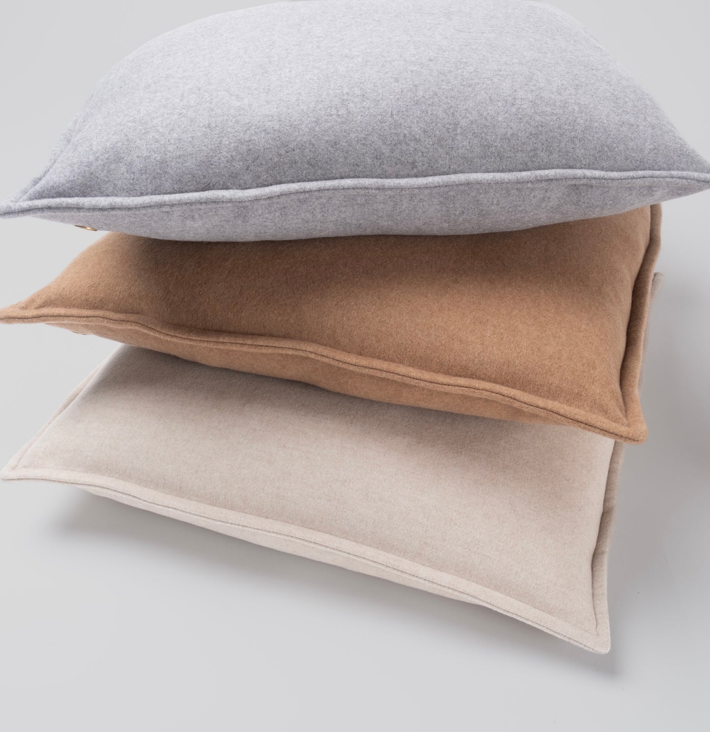 22" x 22" 100% Cashmere  - Iced Coffee