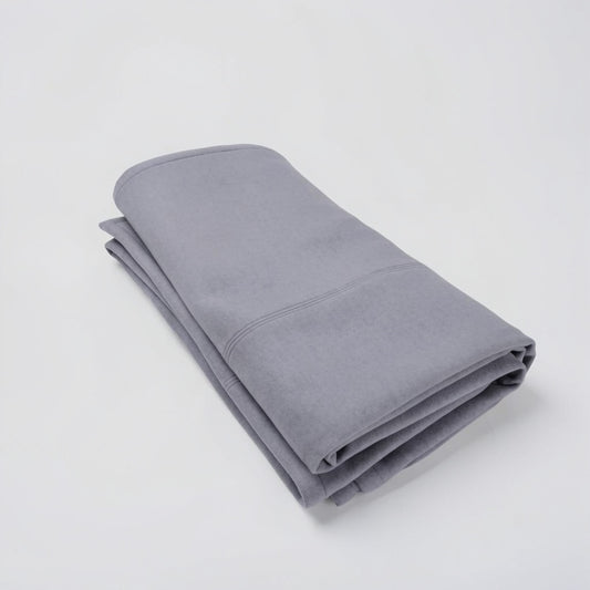 100% Cashmere Coverlet - Steel Grey