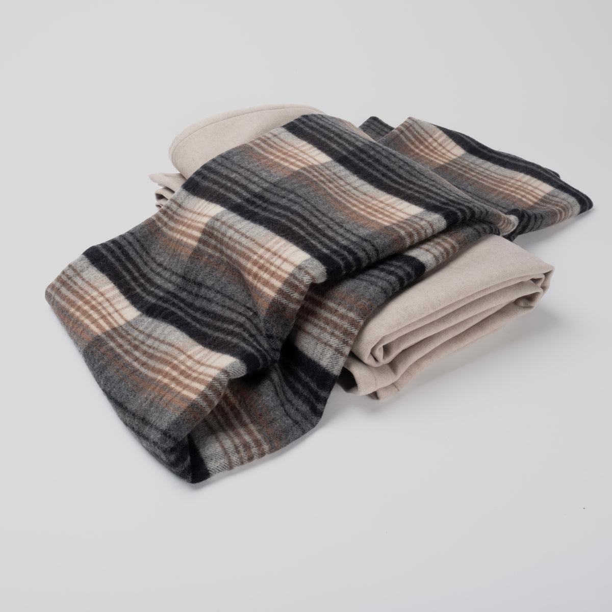 55" x 79" Wool Plaid Blanket