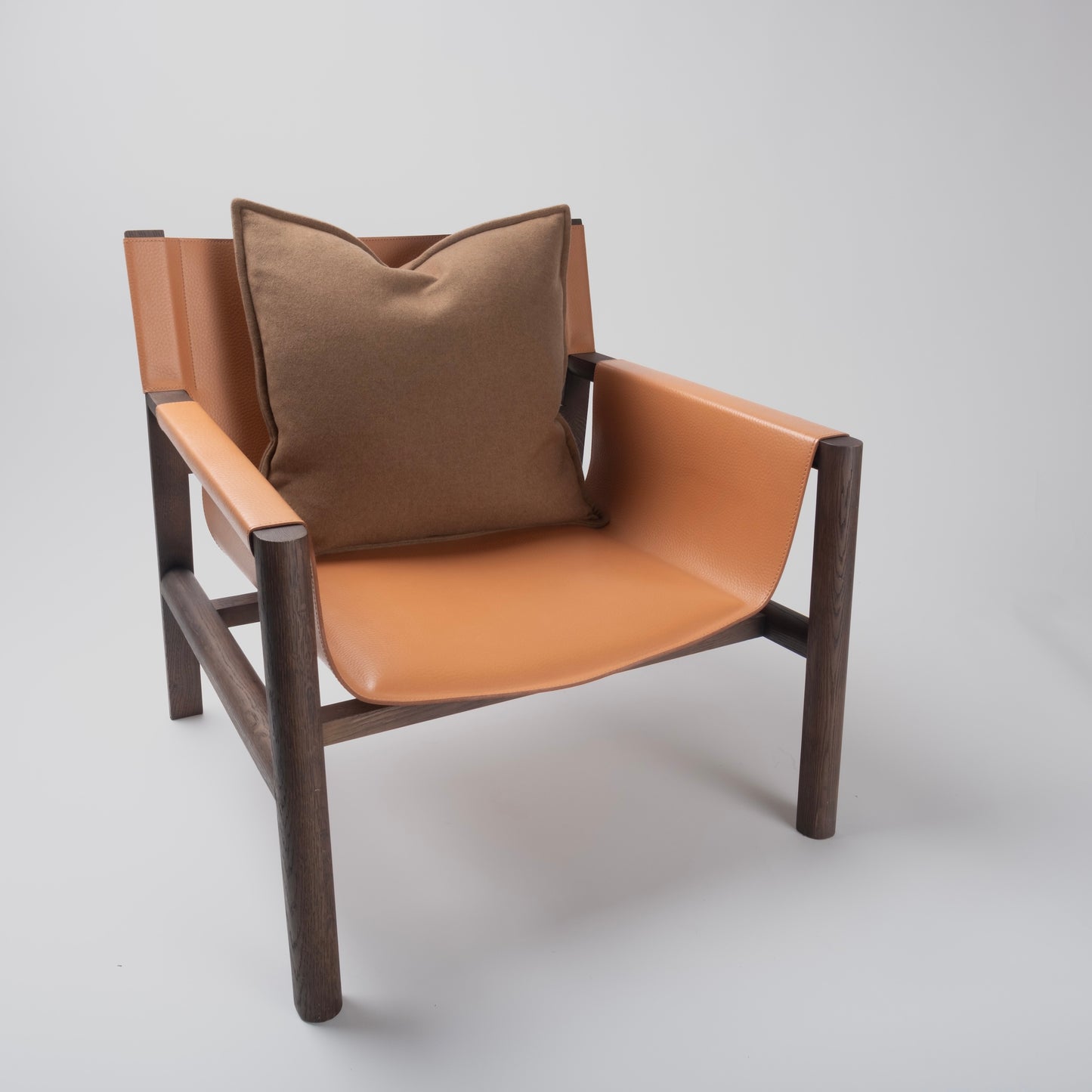 22" x 22" 100% Cashmere  - Iced Coffee