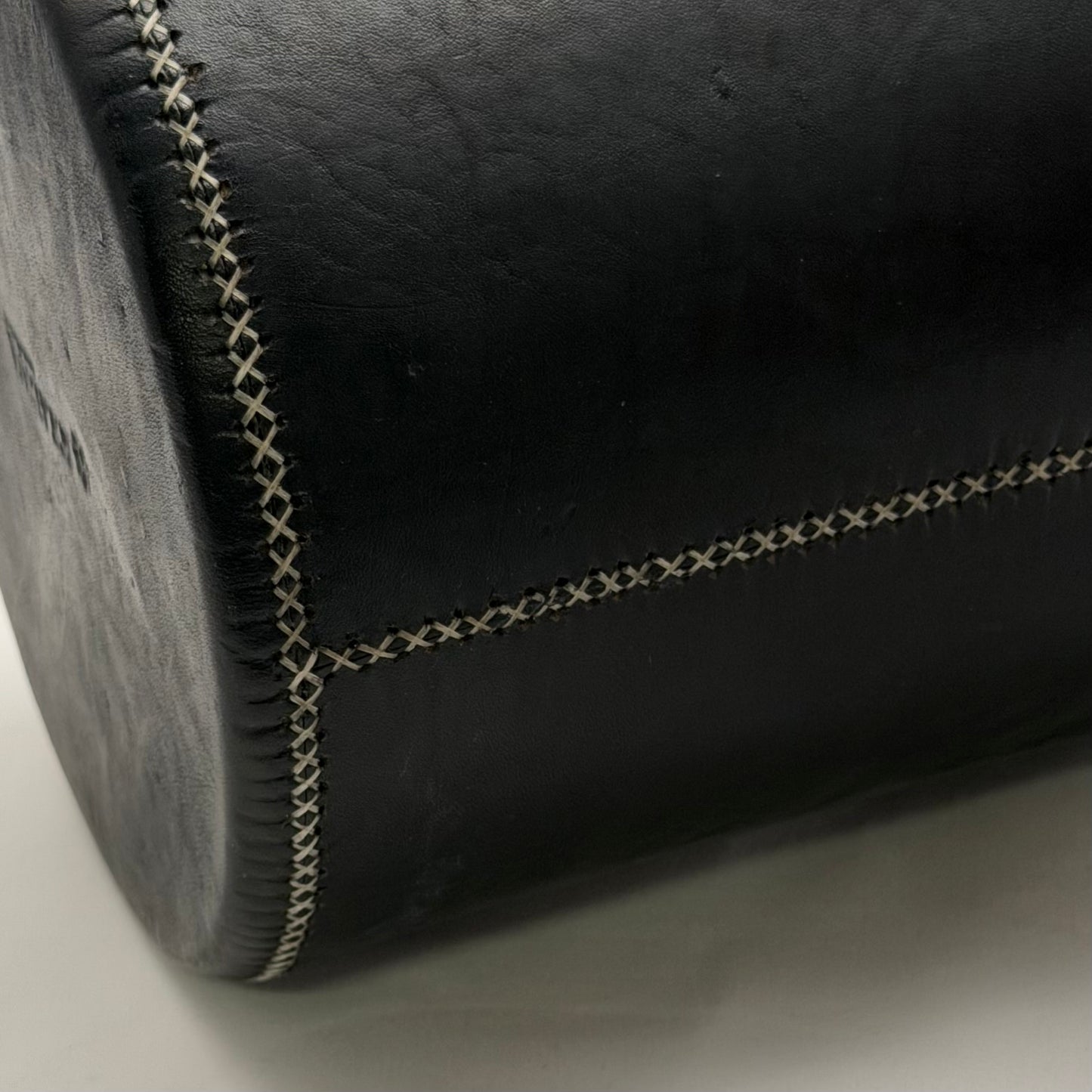 Leather Waste Bin