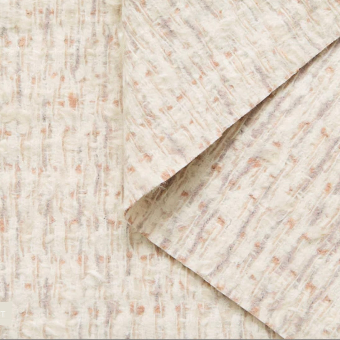 16" x 24" Boucle Boudoir - Whitecap Coffee
