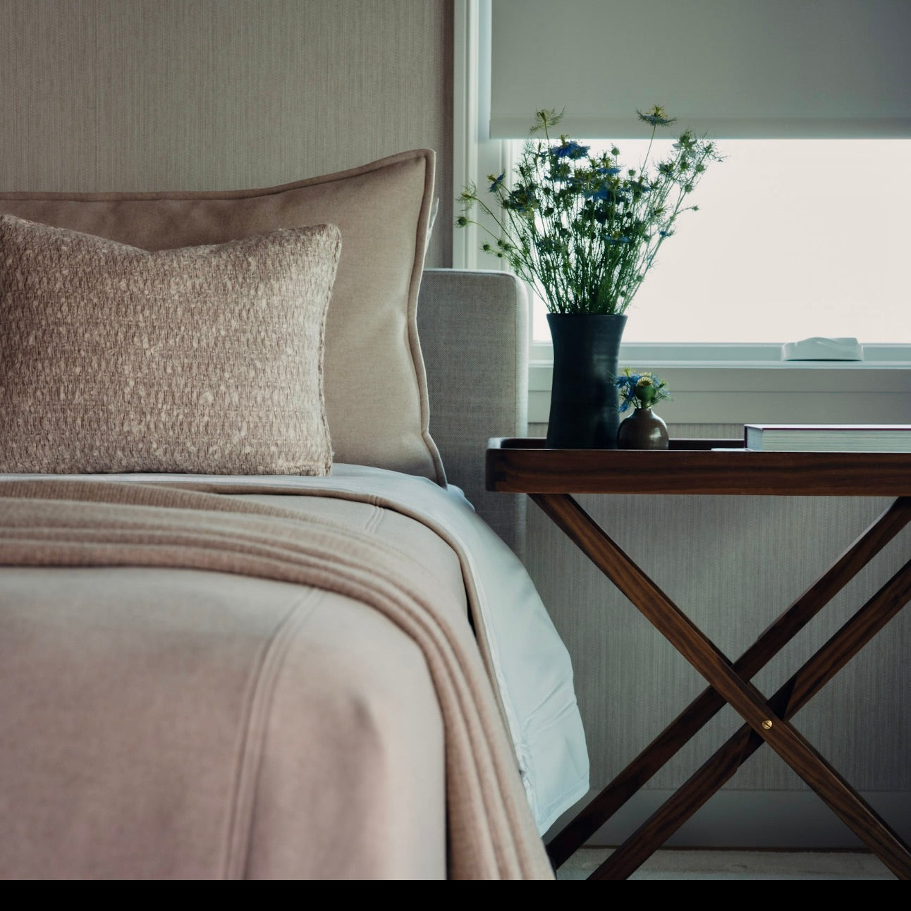 100% Cashmere Coverlet - Perfect Pale