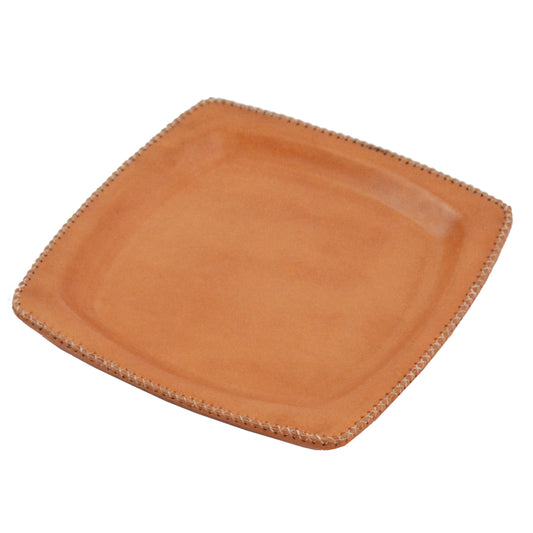 Leather Square Tray