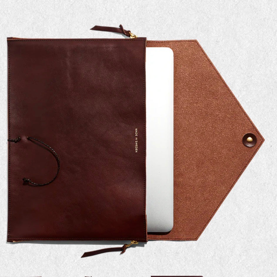 Leather envelope laptop clearance case